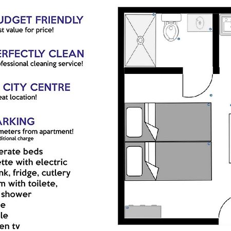 Budget Apartman Lelo Centar 3 Osijek Exterior foto